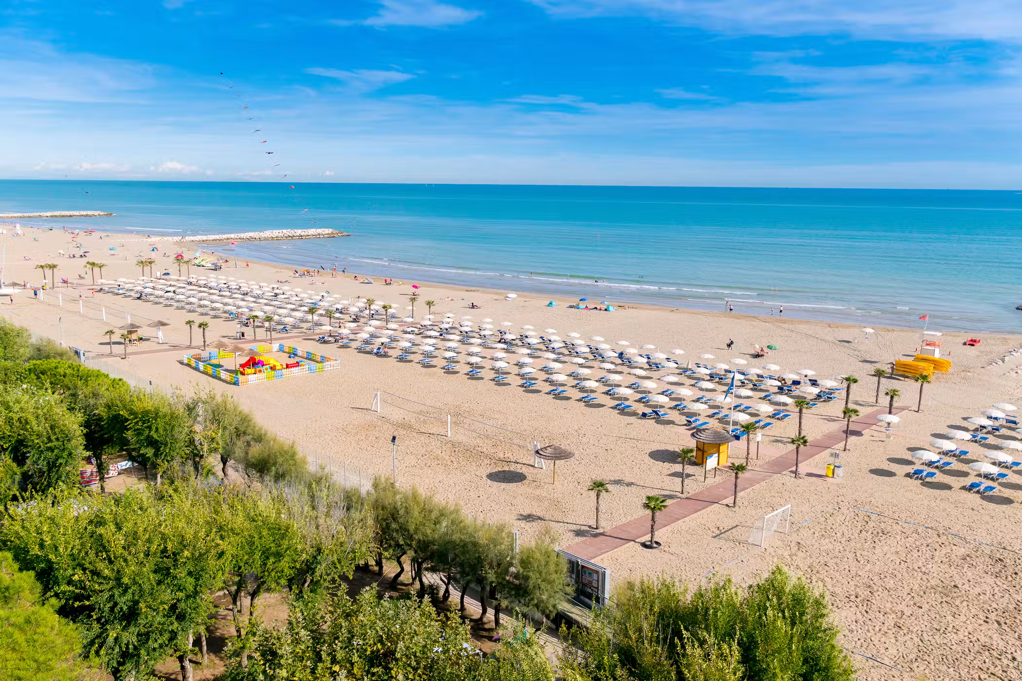 Camping Ca Pasquali Strandansicht